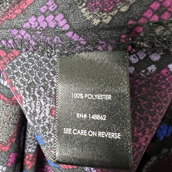 Torrid Harper purple/black snakeskin sleeveless tank Top blouse - Picture 5 of 7